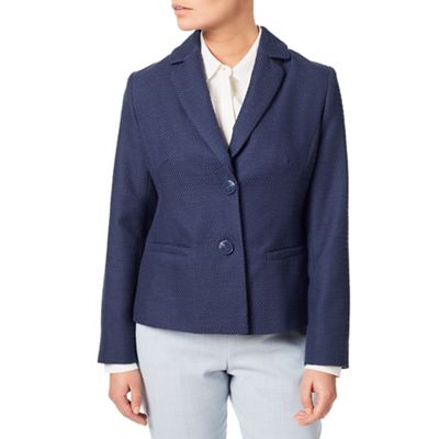 Textured button jacket